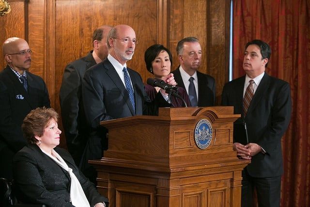 Gov. Wolf Leads Rally to Raise the Wage in Pennsylvania